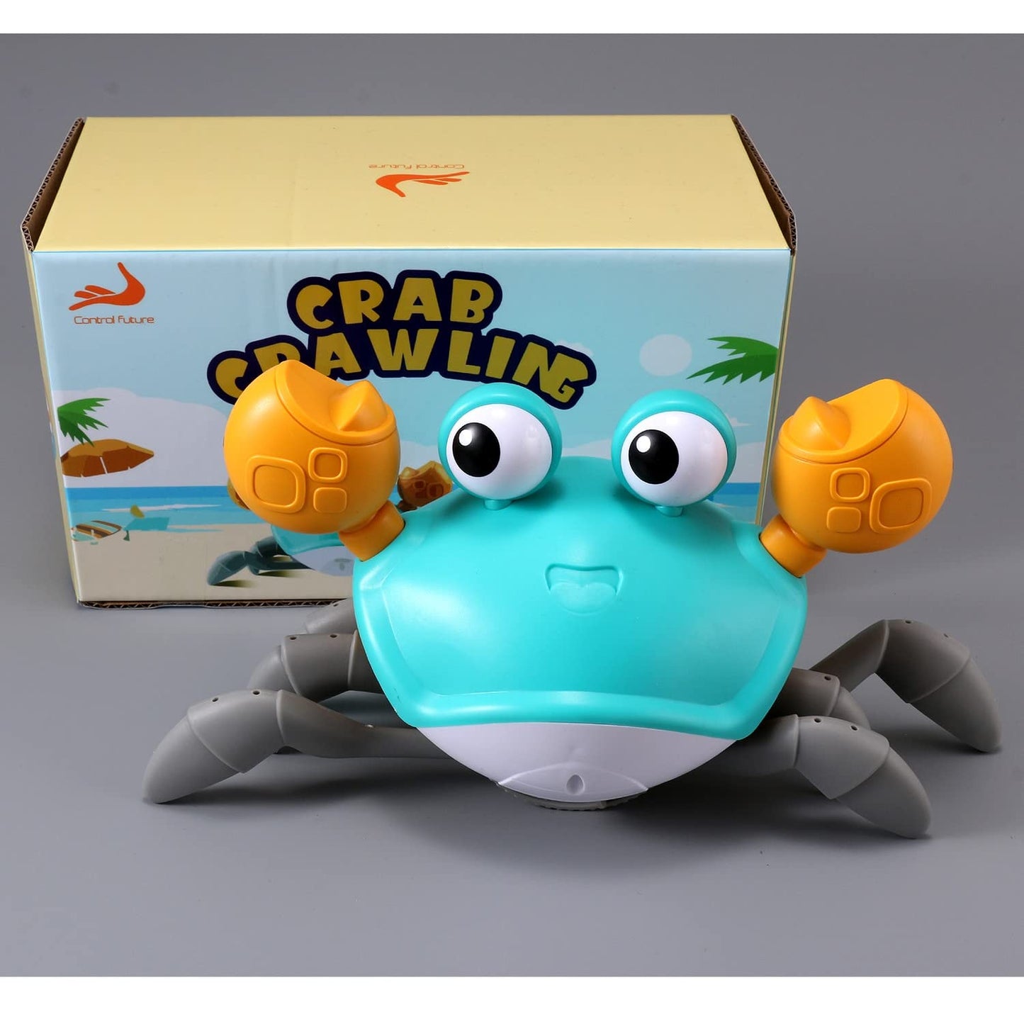control future Crawling Crab Baby Toy - Infant Tummy Time Toys 3 4 5 6 7 8 9 10 11 12 Babies Boy 3-6 6-12 Learning Crawl 9-12 12