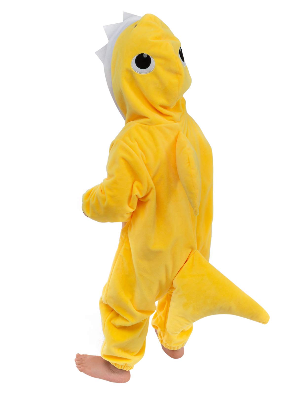 Hsctek Shark Baby Costume, Shark Baby Infant Costume For Boys Girls, Baby Halloween Costume For Toddler Newborn Yellow, 6-9Month