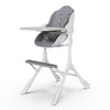 Oribel Cocoon Z High Chair & Lounger | Ice Grey | Newborn To Toddler | Easy Move Gliders | Convertible For Napping & Feeding | N