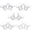 10PCS Flange Insert 13/15/17/19/21mm*2PCS Compatible with Momcozy M5/M6/M9/S12 Pro/S9 Pro/V1 Pro/V2 pro, Spectra/Medela/Elvie/NC