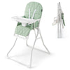 Baby Joy Foldable High Chair, Portable Highchairs For Babies And Toddlers With 3-Position Adjustable Tray & Footrest, Removable
