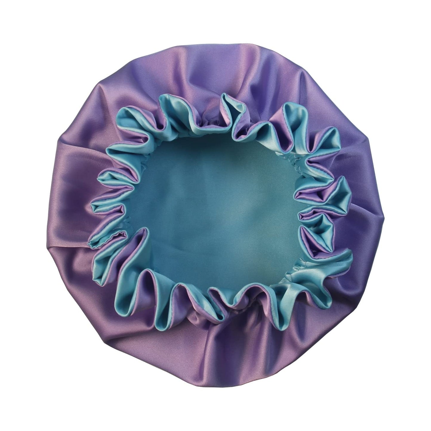 Akiss Reversible Satin Silk Sleep Hair Bonnet For Little Toddler Kids Girl Boy (Arctic/Lavender, 1~3Y)