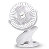 Skygenius Battery Operated Clip On Baby Stroller Fan (White)