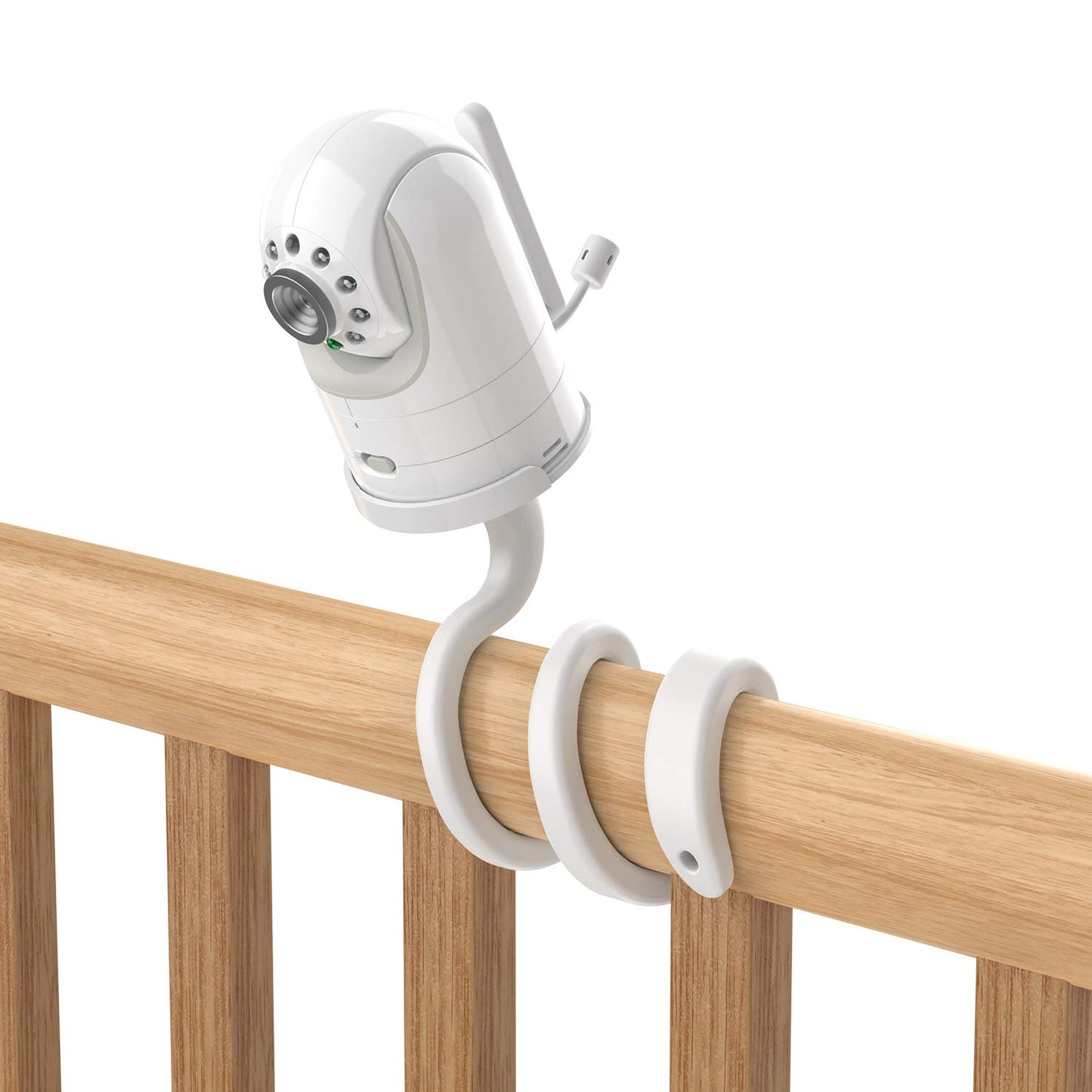 Aobelieve Flexible Mount For Infant Optics Dxr-8 And Dxr-8 Pro Baby Monitor,720P, White
