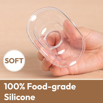 Ncvi Manual Breast Pump For Breastfeeding Small Nipple, 20Mm Silicone Soft Flange Single Hand Held Pump Breast Milk 4Oz, Bpa-Fre