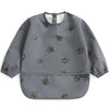 PewinGo Baby Bib with Long Sleeves Bib & BLW, Machine Washable & Soft and Skin-Friendly Material, Coverall Bibs for Baby Feeding