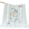 BEMBIKA Bamboo Muslin Blanket Baby 110X110 Cm Stroller Blanket Receiving Blanket for Newborn Unisex Baby (Pink Calf)