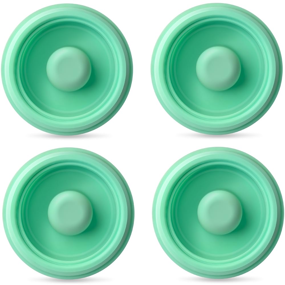 TB Tbuymax 4pc Pump Seals Compatible with Elvie Stride Diaphragm, Replacement Food Grade Silicone Breast Pump Accessories, Compa