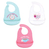 Hudson Baby Unisex Baby Silicone Bibs, Cute-Tea, One Size