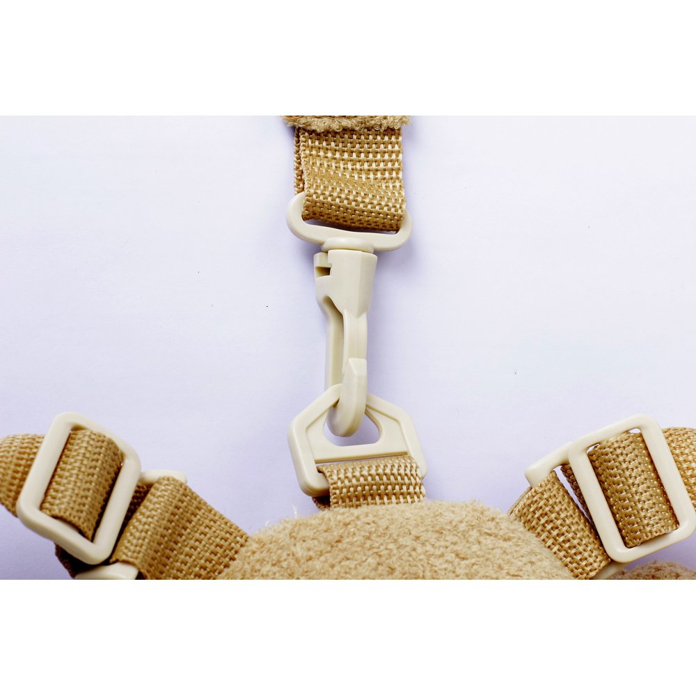 Berhapy 2 In 1 Lion Toddler Safety Harness Backpack Children'S Walking Leash Strap(Yellow)