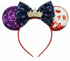 Clgift Minnie Ears, Poisoned Apple, Silver, For Children And Adults, Halloween And Partygoers, Cartoon Fans