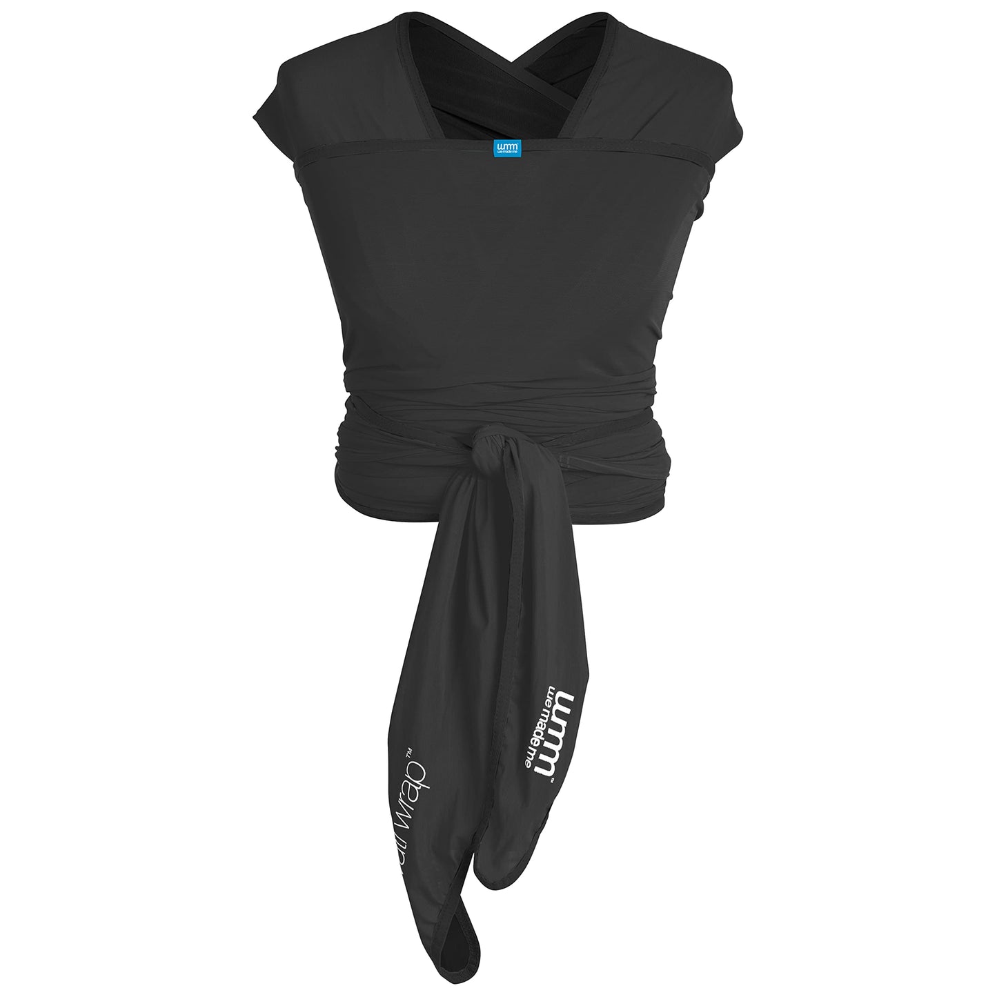 Diono We Made Me Flow, Super Stretchy, Cool & Comfortable Baby Carrier, Black