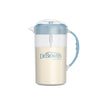 Dr. Brown'S Baby Formula Mixing Pitcher With Adjustable Stopper, Locking Lid, & No Drip Spout, 32Oz, Bpa Free, Blue