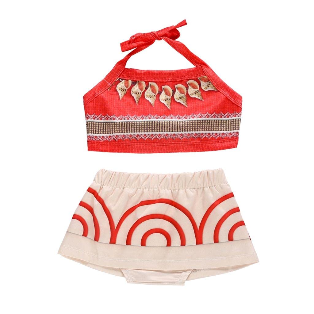 Dressy Daisy Little Girls Ocean Adventure Princess Halloween Costume Skirt Set Party Outfit Dress Up Size 5