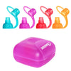 Choomee Softsip Food Pouch Tops | 4 Colors + White Case | Prevent Spills And Protect Childs Mouth