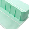 SNAPPSY Bathtub Splash Guard Silicone Sturdy Toy Organizer for Bathroom Bathtub Baby Green 60x40x10cm