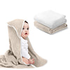 Arnzion Baby Hooded Towels For Babies And Toddlers, Muslin Baby Bath Towel Soft And Absorbency For Boys And Girls (Brown And Whi