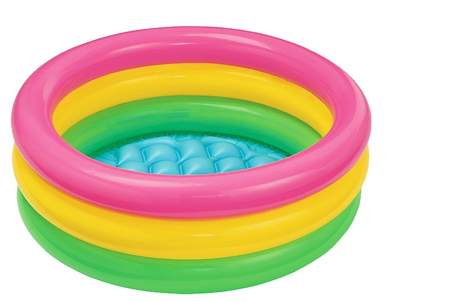 Shopeum 2Ft Inflatable Baby Bath Tub | Multicolour Pvc Pool For Toddlers (14Yrs) Soft NonSlip Floor Portable Indoor & Outdoor