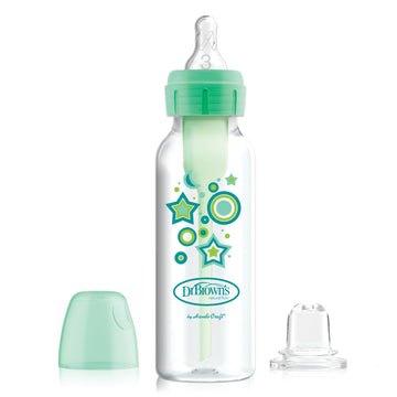 Dr. Brown'S Natural Flow Anti-Colic Options+ Narrow Sippy Bottle Starter Kit, 8Oz/250Ml, With Level 3 Medium-Fast Flow Nipple An