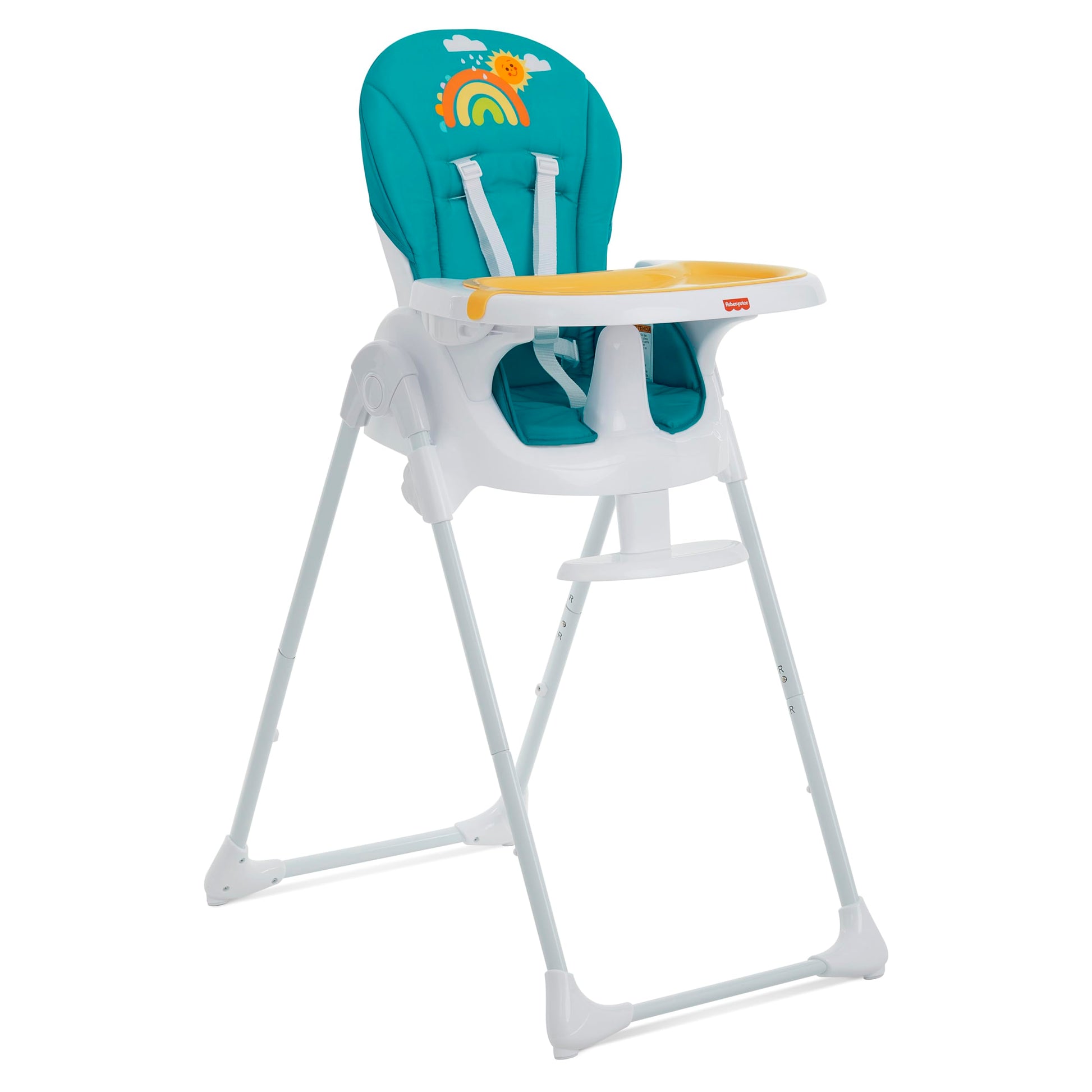 Fisher-Price By Dream On Me Tiny Bites High Chair, Seven Adjustable Height Positions Baby High Chair, Easy Quick Fold Travel Hig