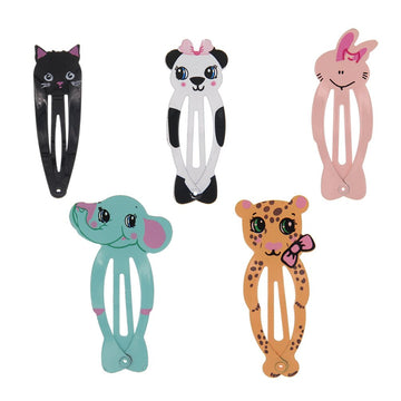 Insowni 40 Pack 2' Metal Snap Hair Clips Non Slip Barrettes Pins Animal Fruit Accessories For Baby Girl Toddlers Fine Thick Hai