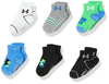 Under Armour Baby Boys Multi Pack Future Boss Essential Quarter Sock, Extreme Green, 2T-4T