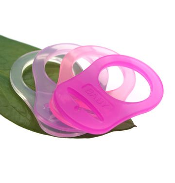 4Pcs Pacifier Adapter Rings Silicone Rings For Pacifier Clip Button Soother Dummy Pacifiers Holder Newborn Gift Safe For Baby (G