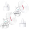 18MM Flange and Duckbill Valve Set Compatible with Spectra S1 S2 9 Plus, Wide Mouth Breast Pump Replacement Parts, Multiple Size
