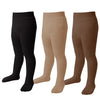 Marchare Baby Girls Tights Thick Solid Cable Knit Leggings Winter Warm Stockings For Toddler Girls 6-12 Months Black/Karki/Brown