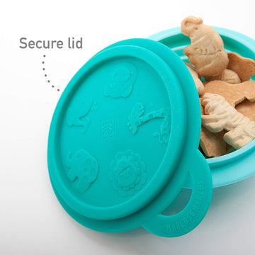 Collapsible Silicone Bowl, Convenient Baby Snack Container, Bpa & Phthalate Free, 6 Month+