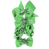St. Patrick's Day Hair Clip for Baby Toddlers Hair Bow Hair Accessories 4 Pack ZFJ15 (Green Set)