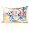 Brizberry Baby Kids Pillow Cushion, For 3 Years To 8 Years, Super Soft Fabric | Animal & Cartoon Prints | 12X18 Inches (Design 2