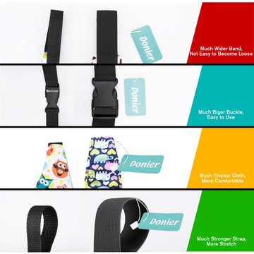 2 Packs Toddler Car Seat Neck Relief And Head Support, Pillow Support Head Band Easy Installation On Most Convertible Seats And