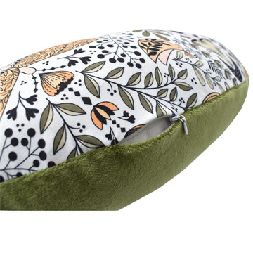 Nursing Pillow Cover Stretchy Pillow Slipcovers For Breastfeeding Moms Two-Sided Design (Butterfly Bee)