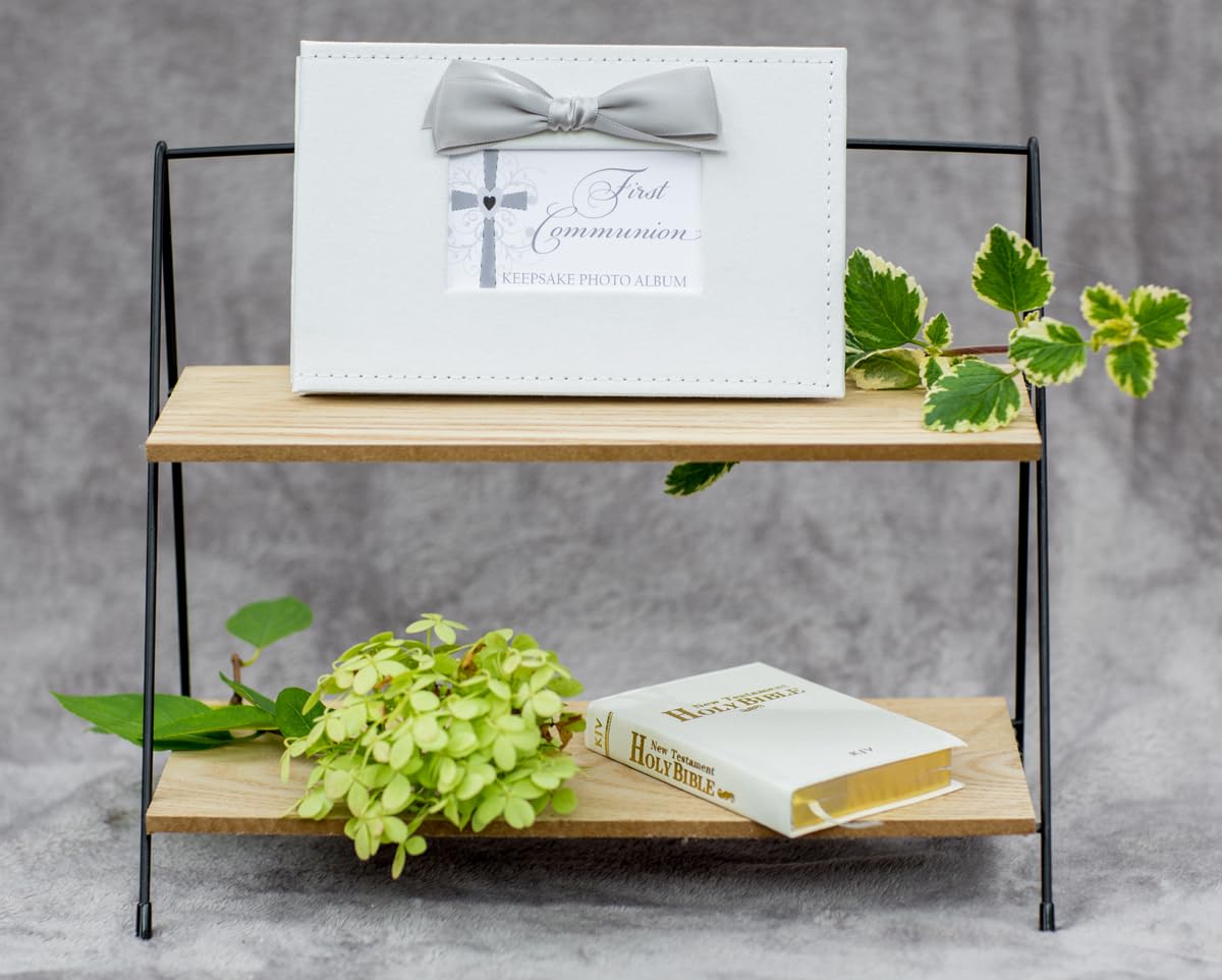 The Grandparent Gift Co. Growing In Faith Keepsake Photo Album, First Holy Communion