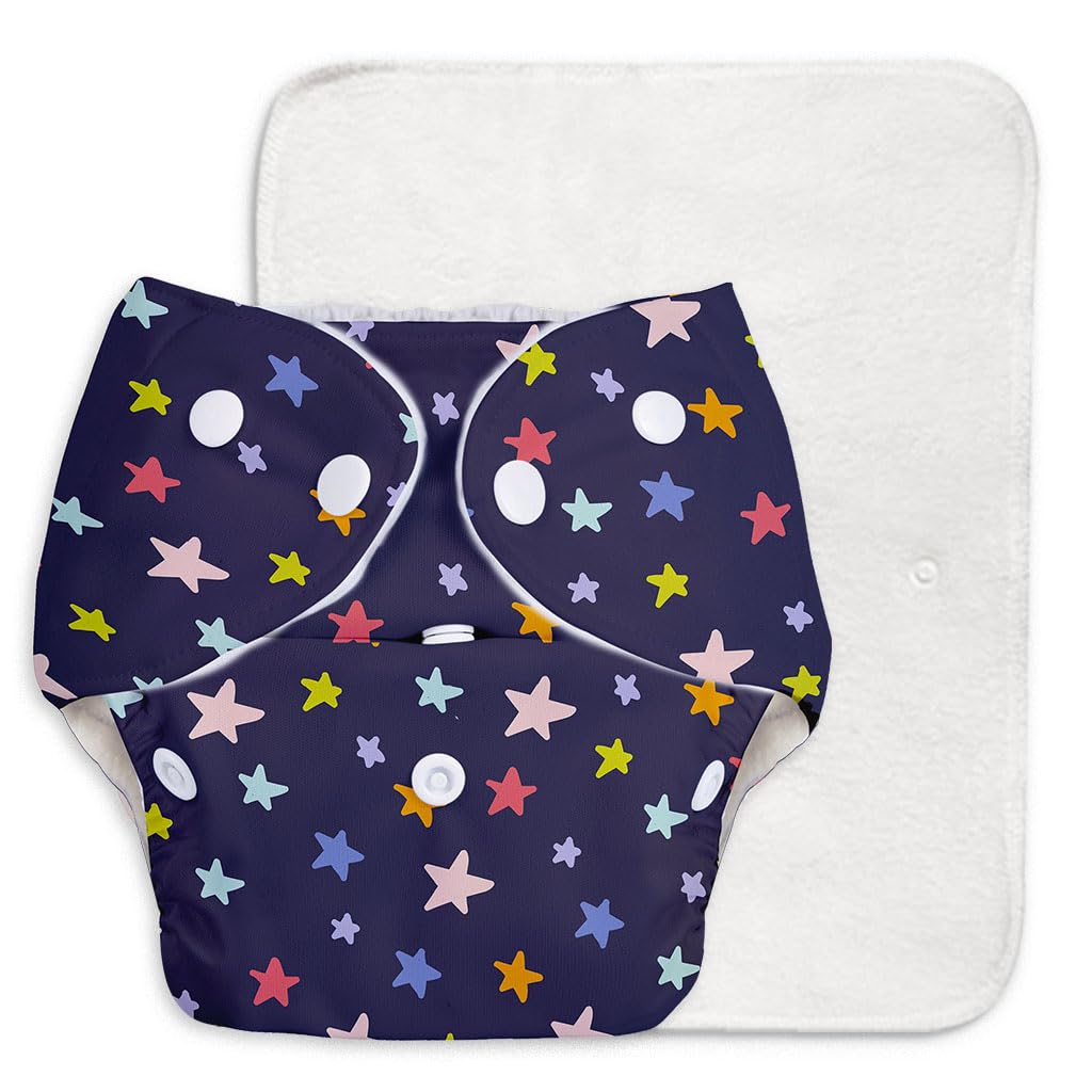 Superbottoms Basic Easy Cloth Diapers+ Inserts Freesize Adjustable And Reusable Cloth Diaper For Babies 03 Years | With Qui