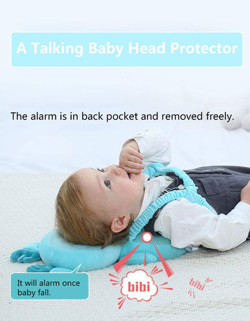 Head Safety Protector Pad For Baby Toddler Walker,Infant Talking Head Protection Backpack Cushion (Yellow Lion)