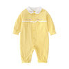 Infant One Piece Jumpsuit 100% Organic Cotton Romper For 0-3 Month Newborn Baby Spring Autumn Summer Outerwear Embroidery