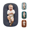 Loevin Baby Lounger for Newborn,Baby Play Mat Soft Cotton Breathable for Playtime & Awake-Time,Flat Babies Essentials Gifts 0-12
