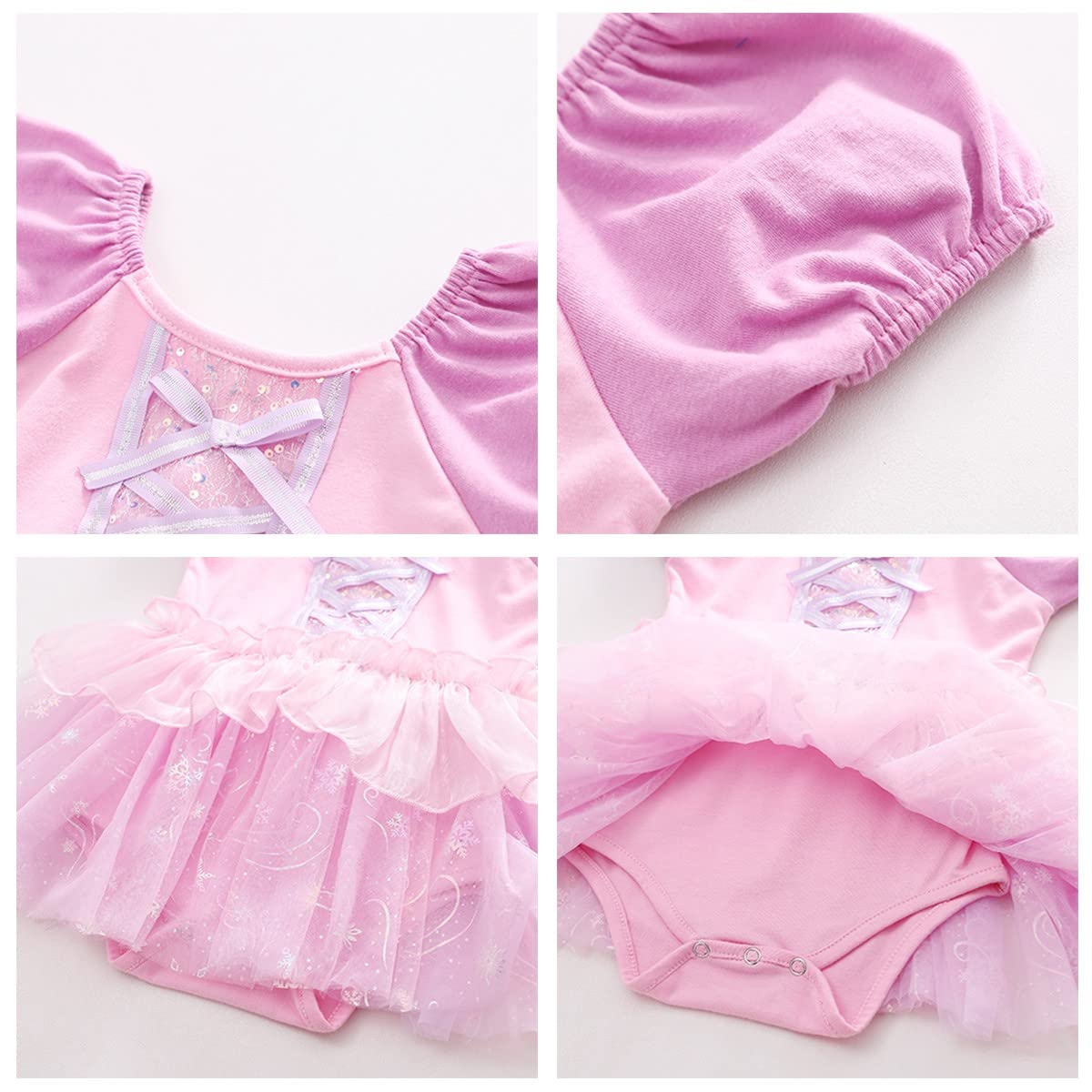 Myrisam Baby Girls Sofia The First Princess Birthday Romper Tutu Dress Christmas Halloween Costumes W/Headband