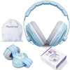 Momfree 2 in 1 Baby Ear Muffs, Noise Reduction Ear Protection Soft Earmuffs & Adjustable Headband for Newborn, Infant, Toddler (