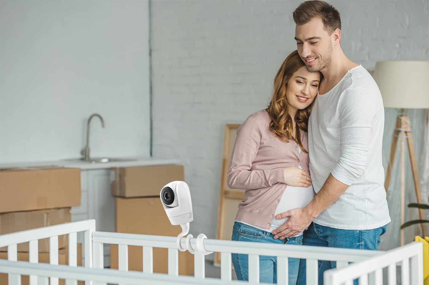 Upgraded Safer Baby Monitor Mount For Vtech Baby Monitor, Flexible Twist Mount For Vtech New Vm901, Vm928Hd And Vm919Hd