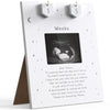Sonogram Picture Frame Countdown Weeks - Baby Shower Welcome Sign - Standard 4'X3' Ultrasound Photo - Pregnancy Announcements