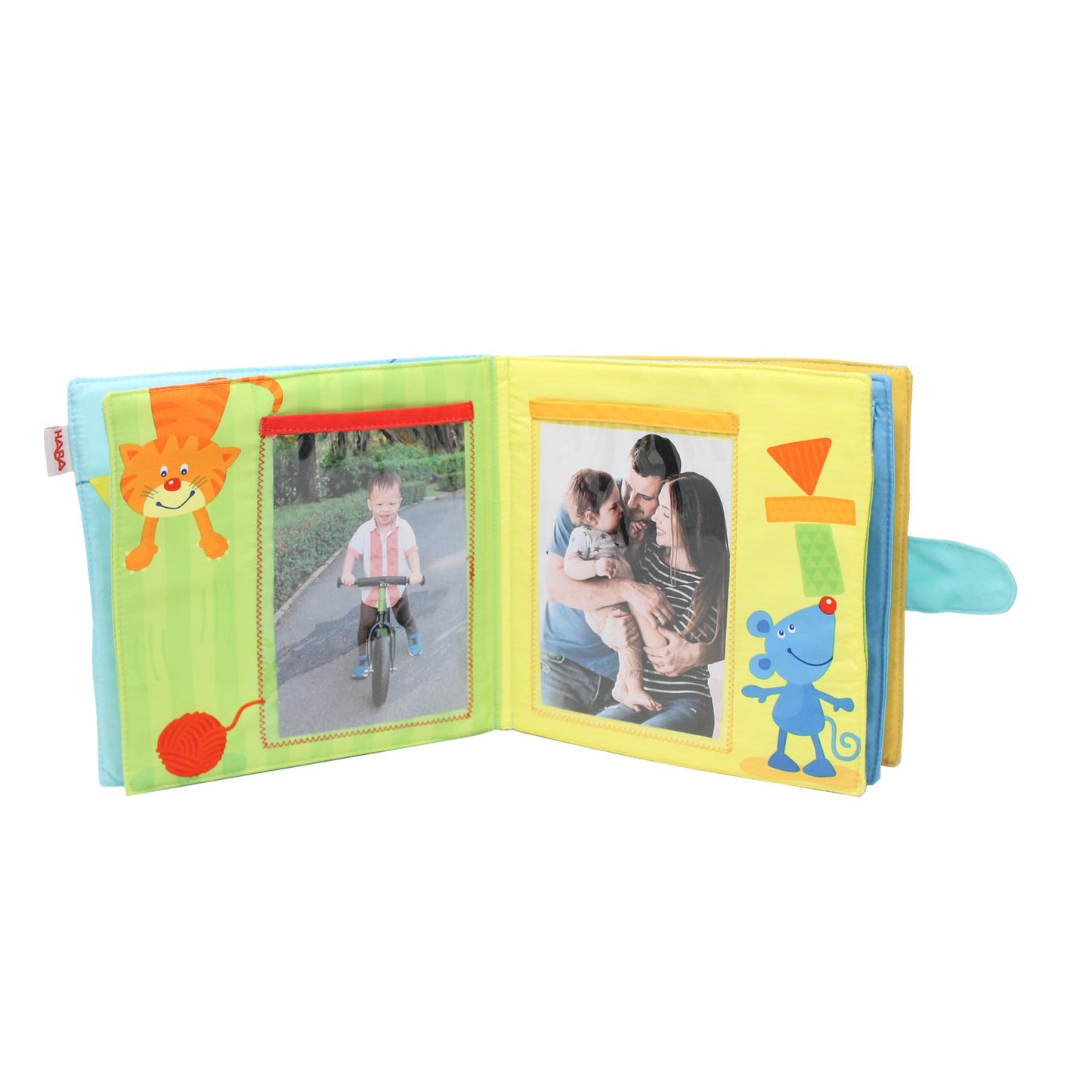 Haba My First Photo Album - Soft Fabric Baby Book Fits Eight 4' X 6' Photos For Ages 12 Months +