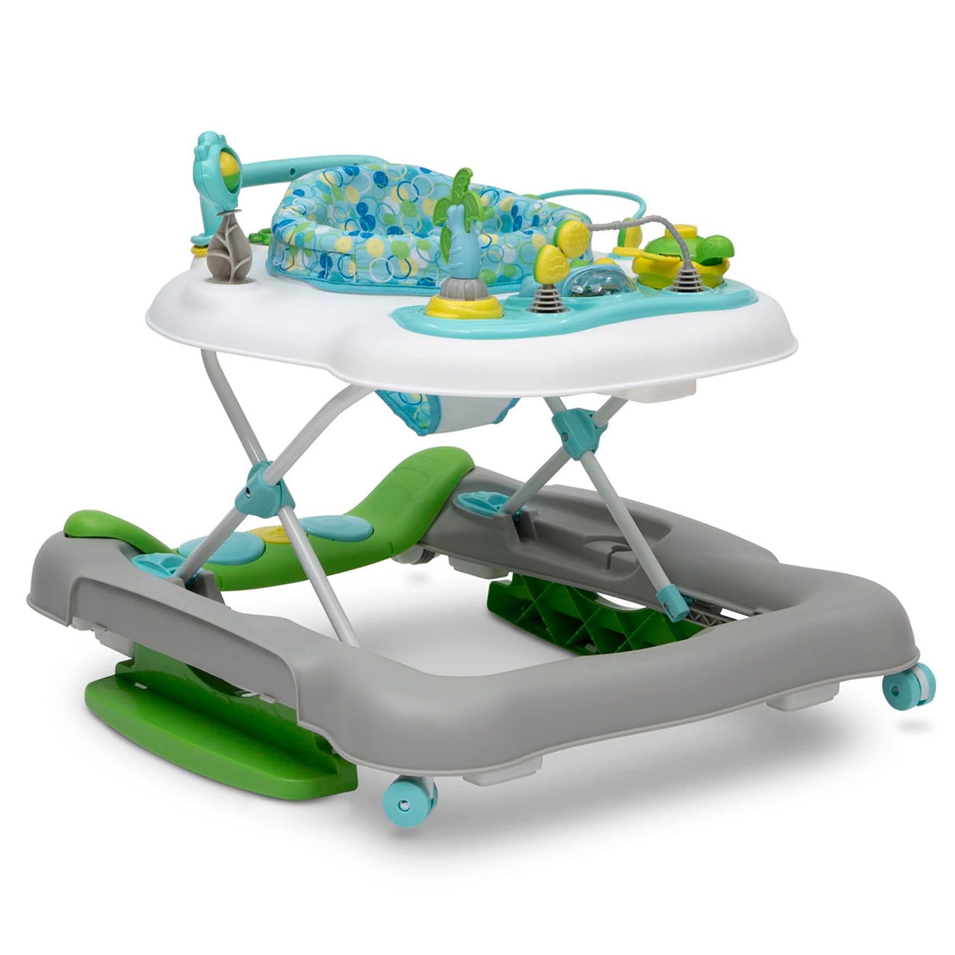 Delta Children 4-In-1 Discover & Play Musical Walker, Bubbly
