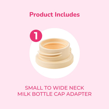 Spectra - Bottle Adapter For Narrow Baby Bottles - Compatible With Breast Shield For Spectra Milk Pump