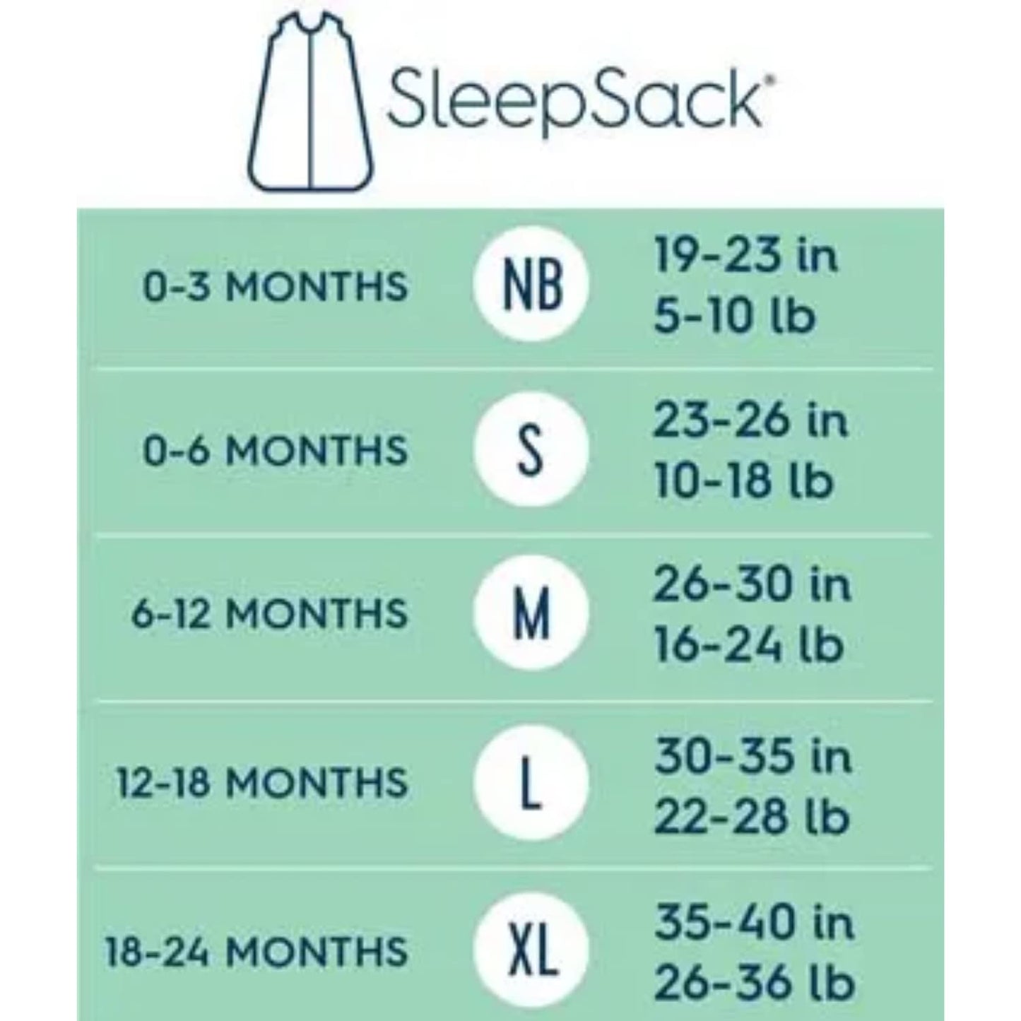 HALO Sleepsack, 100% Cotton Wearable Blanket, Swaddle Transition Sleeping Bag, TOG 0.5, Baby Blue, X-Large