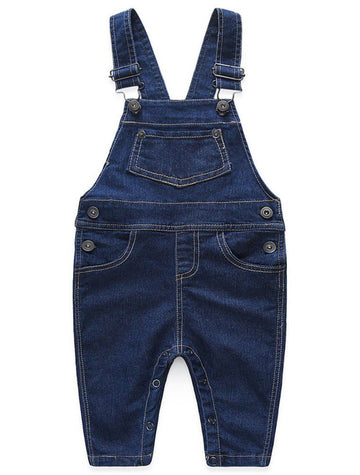 Abolai Cute Baby Boys Clothes Toddler Jumpsuit Rompers Jean Overalls Set With Stripe T-Shirt Black 80