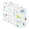 FOOK FISH Muslin Burp Cloths for Babies Ultra Soft Cotton and Absorbent Spit Up Cloths Newborn Essentials for Baby Registry Sear