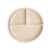 mushie Silicone Suction Plate | BPA-Free Non-Slip Design (Shifting Sand)